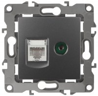 Розетка комбинированная RJ45+TV Эра 12-3110-12 Б0027447 ЭРА