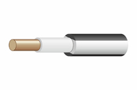 ВВГнг(А)-LS  1х6  ок-0.66  бел.(полоса)
