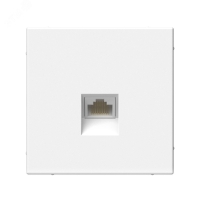 ARTGALLERY розетка компьютерная RJ45, кат. 6A, механизм, белый Systeme Electric GAL000186