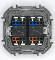 Переключатель двухклавишный Legrand Inspiria 673667