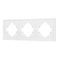 Рамка пластиковая на 3 поста Arlight FRM-TENDO-SFPL-3-WH 054653