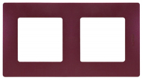 Рамка 2-постовая Legrand Etika сливовая 672562