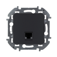 INSPIRIA розетка информационная RJ 45  категория 5e  UTP антрацит Legrand 673828
