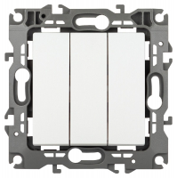 Выключатель трехклавишный Эра 12-1107-01М Б0065680