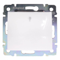 Выключатель кнопочный одноклавишный Legrand Valena Лампа белый 774412