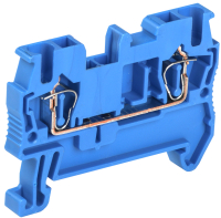 Клемма пружинная КПИ 2в-2.5 31А синий IEK YZN11-002-K07