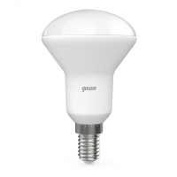 Лампа светодиодная LED 6 Вт 500 лм 3000К AC150-265В E14 грибок R50 теплая Black GAUSS 106001106