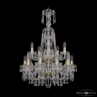 Подвесная люстра Bohemia Ivele Crystal 1403/10+5/195/XL-84/2d G
