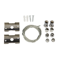 Подвес для монтажа магнитного шинопровода Uniel UFB-H50/35 SILVER SET02