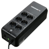 Источник бесперебойного питания Offline Back Verso 600 ВА/300 Вт, фазы 1/1,Tower 6хSchuko, c АКБ IPPON 751617