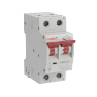 Выключатель автоматический дифференциального тока двухполюсный MDR63N, 25A, 30мА, тип A, C, 6кА, электронный, серии YON MAX DKC MDR63N-1N2C25-A