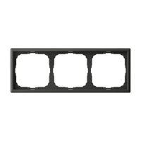 ARTGALLERY рамка 3-постовая, универсальная, базальт Systeme Electric GAL001403