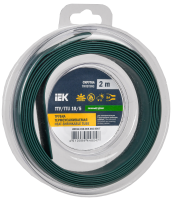 Трубка термоусадочная ТТУ нг-LS 10/5 зеленая (2м/упак) IEK UDR12-010-005-002-K06-T