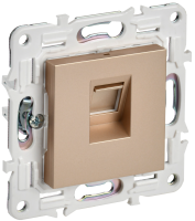 SKANDY Розетка компьютерная RJ45 кат.5E SK-K01Sa песочный IEK SK-K10-1-K98