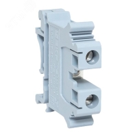 Клеммная колодка винтовая 10 UT серая EKF scr-ut-10-g