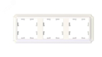 ATLASDESIGN ANTIQUE 3-постовая рамка, универсальная, ЖЕМЧУГ Systeme Electric ATN100403