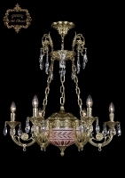 Подвесная люстра Art Classic 31.44.6.KR175SP.250IT.G.Sp.Amber.White.1D ArtClassic