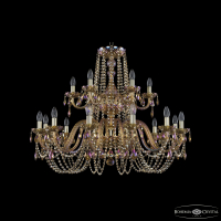 Подвесная люстра Bohemia Ivele Crystal 1402/12+6/360/2d G M777