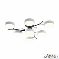 Потолочная люстра Arte Milano Ferrara 256606/6+1 Bk/Wh