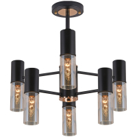 Люстра на штанге Illumico IL1295-6PPA-79 BK GD