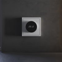 Терморегулятор электронный Voltum S70 с индикацией и датчиком, для теплого пола, (серый) VLS070116 VOLTUM