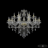Подвесная люстра Bohemia Ivele Crystal 1415/12+6/360 G
