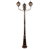 Парковый светильник Reluce 09018-0.7-003SL 2.2m BKG 09018-0.7-003SL 2,2m BKG