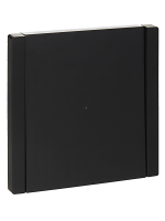 FORTE&PIANO Выключатель 1-клавишный проходной с индикацией 10А FP104 черный IEK FP-V12-1-10-1-K02