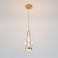 Подвесной светильник Eurosvet Frasco 50267/1 LED латунь a069344