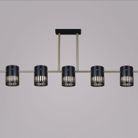 Потолочная люстра Reluce 06675-0.3-05 GD+BK GX53