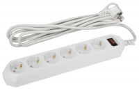 Сетевой фильтр Эра USF-6es-1.5m-W-BOX Б0037260