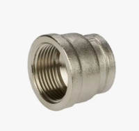 Муфта ВВ 1/2'х3/8' переходная, никелированная Aquadeel BFN-006-203