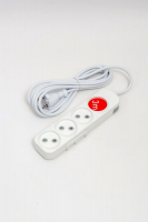 Удлинитель 4вх с защитными шторками ELBI Myra 527-010203-450