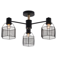 Люстра на штанге Seven Fires Lauri SF3388/3C-BK-WD