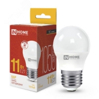 Лампа светодиодная LED-ШАР-VC 11Вт 230В Е27 3000К 1050Лм IN HOME IN-HOME 4690612020600