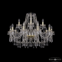 Подвесная люстра Bohemia Ivele Crystal 1403/10+5/300 G