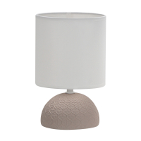 Светильник настольный декоративный под лампу Е14 40W Механический выключатель UML-B302 E14 BROWN Коричневый Uniel UL-00010753