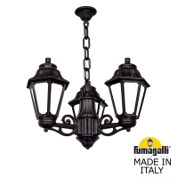 Уличный подвесной светильник Fumagalli SICHEM/ANNA 3L E22.120.S30.AYE27