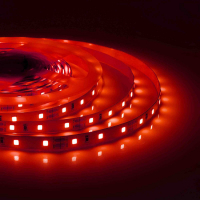 Светодиодная лента Apeyron 12В, 4.8Вт/м. smd3528, 60д/м, IP20 5м Красный 00-435