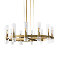 Подвесная люстра Delight Collection Ravelle MT8888-8H antique brass