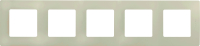 ETIKA Рамка 5 постов слоновая кость Legrand/Daccord 672515