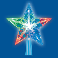 Украшение звезда Uniel ULD-H1516-010/DTA MULTI STAR UL-00005491