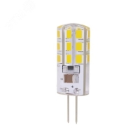 Лампа светодиодная LED 3Вт G4 200Лм теплый 220V/50Hz JazzWay 1032041