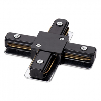 Коннектор Х-образный для однофазного шинопровода WOLTA WTL-XC/01B