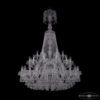 Подвесная люстра Bohemia Ivele Crystal 1409/24+12+6/460/XL-175/2d Ni