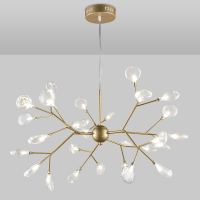 Подвесная люстра Natali Kovaltseva GRACE 75125/27С GOLD SATIN