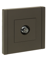 FORTE&PIANO Розетка TV оконечная FP328 серый IEK FP-A10-O-K03