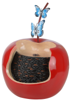 Фонтан декоративный уличный светодиодный с подсветкой Садовый APPLE GANF-04 GREEN APPLE Б0053393