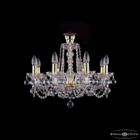 Подвесная люстра Bohemia Ivele Crystal 1402/8/195 G Balls tube