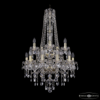 Подвесная люстра Bohemia Ivele Crystal 1415/10+5/200/h-92/2d G